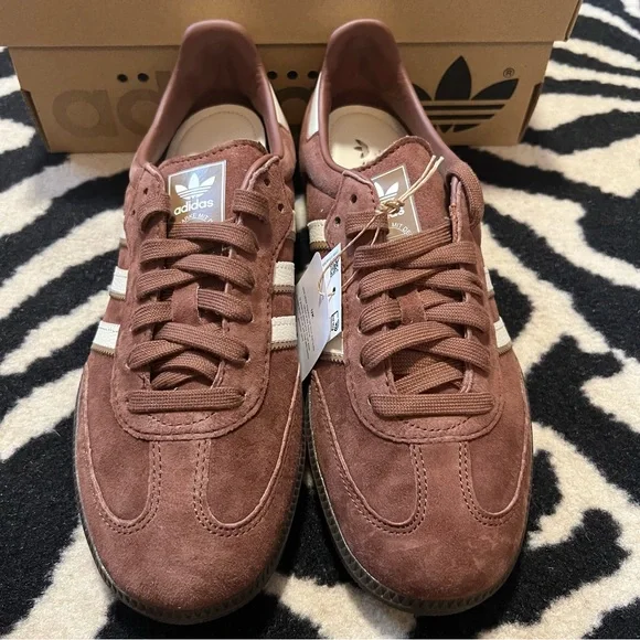 NWT Adidas Samba OG Sneakers Preloved Brown Size Men 6/Women 7 - Picture 9 of 15